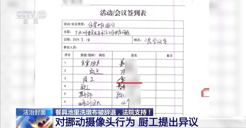 洗墩布被辞退 法院：支持！儿童安全重于一切pg电子免费模拟器一名厨工在幼儿园洗碗池里(图20)